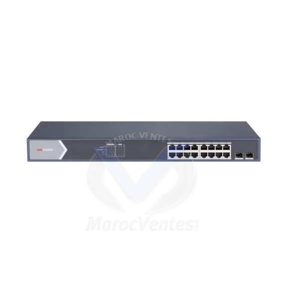 HIKVISION 16 Ports switch 10/100/1000 POE 12M DS-3E0518P-E/M(B)