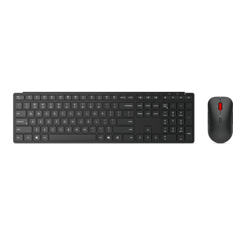 LENOVO PACK CLAVIER/SOURIS Wireless Multi-Mode Pro Combo Keyboard & Mouse 6000-French Bluet 6 Mois 4X31S04821