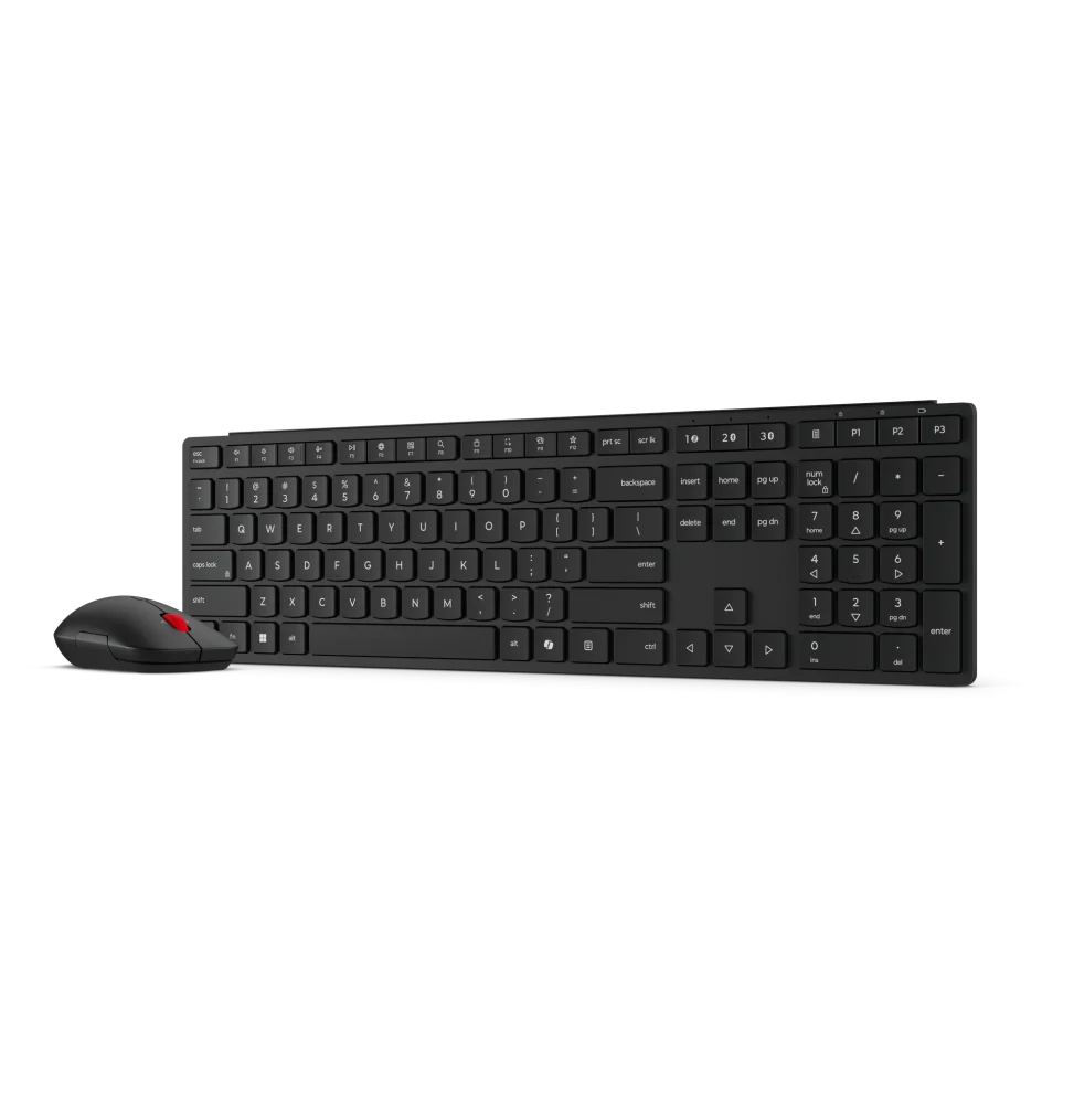 LENOVO PACK CLAVIER/SOURIS Wireless Multi-Mode Pro Combo Keyboard & Mouse 6000-French Bluet 6 Mois 4X31S04821