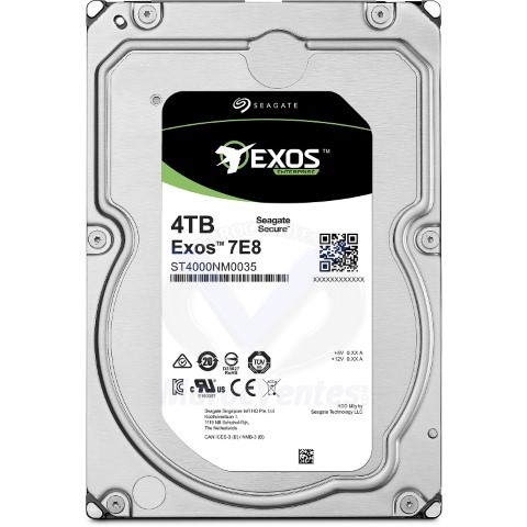 Disque dur serveur 3.5" 4 To 7200 RPM 128 Mo SATA ST4000NM0035